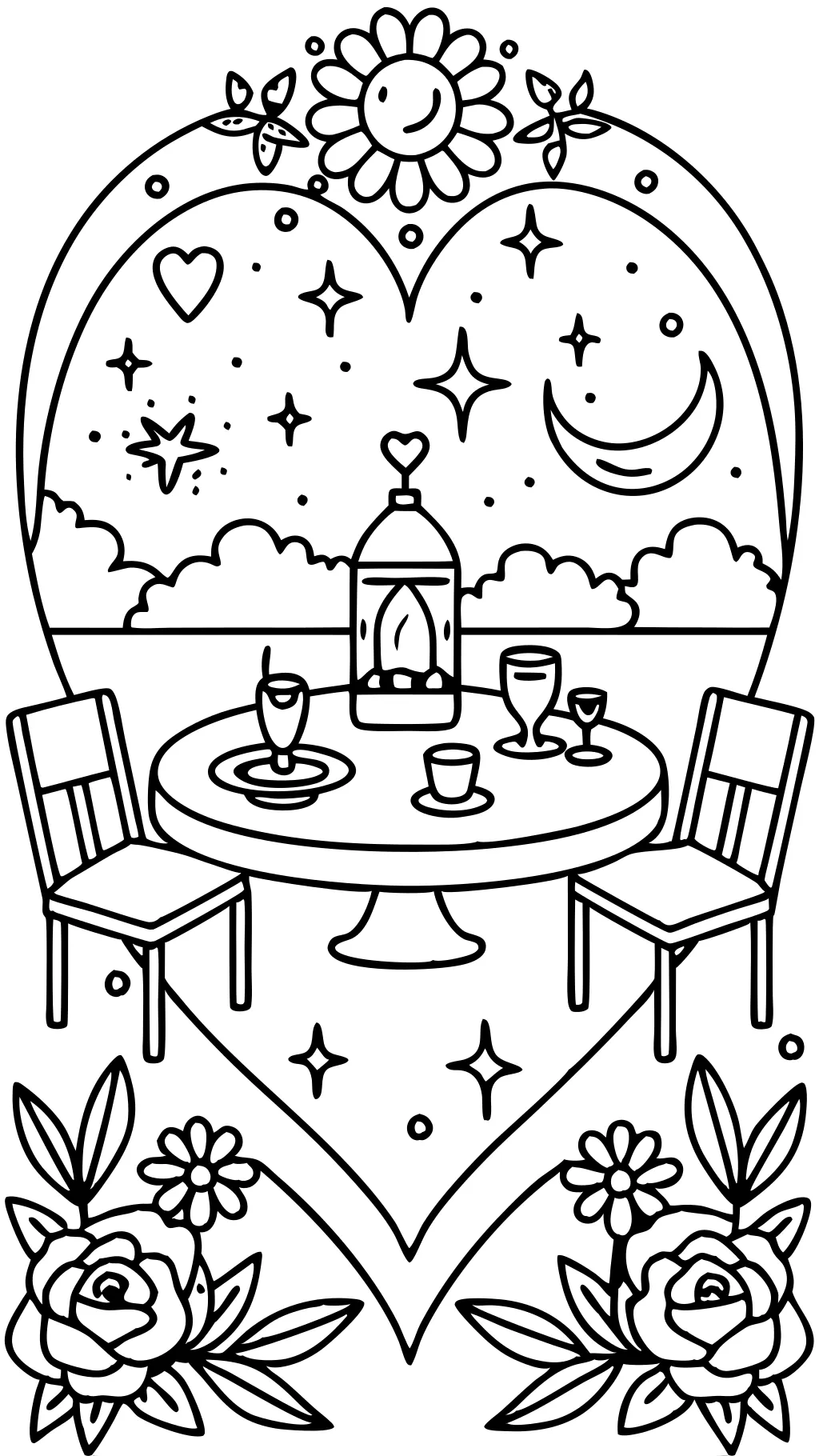 romance coloring pages